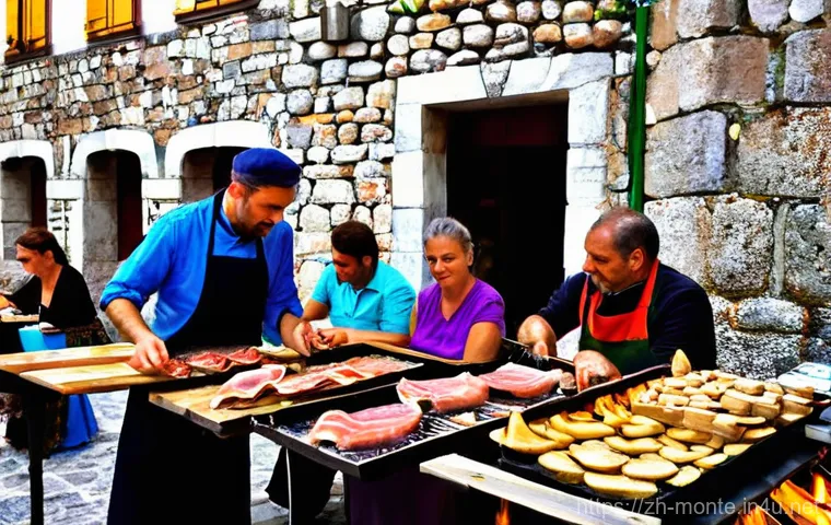 코토르 카니발 - **Kotor Old Town's Enchanting Nighttime Carnival:**
    A magical, low-light scene of Kotor Old Town...