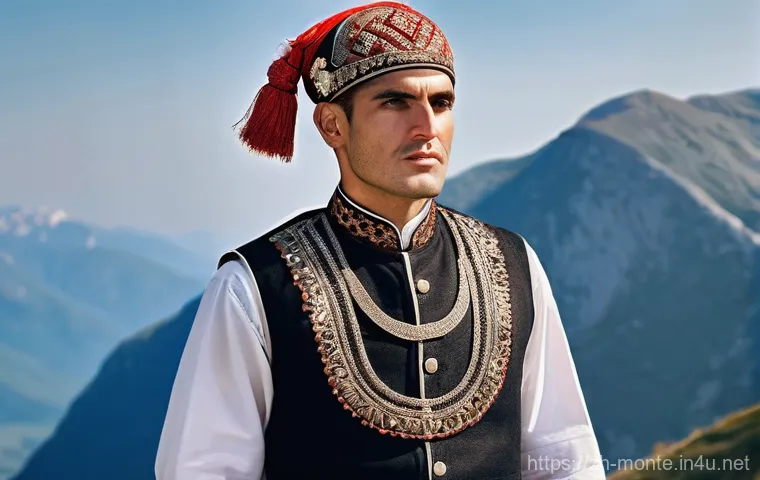 몬테네그로 전통 의상 - **Prompt 1: Montenegrin Warrior of the Mountains**
    A majestic Montenegrin man in his traditional...