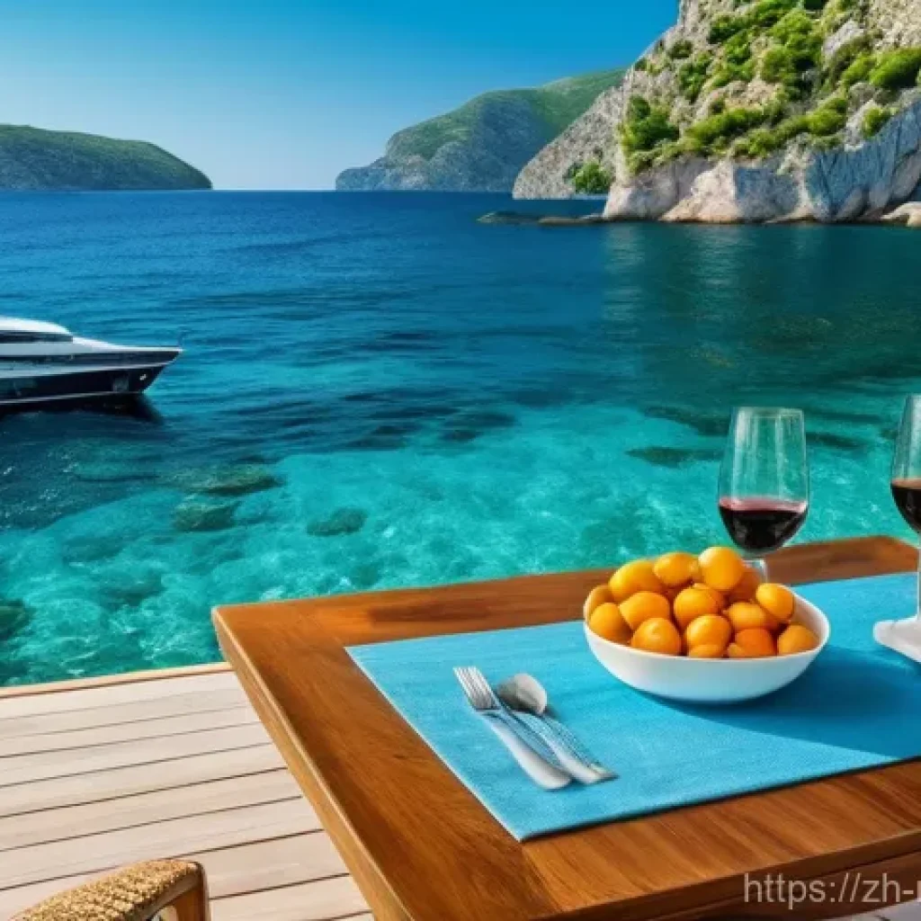 몬테네그로 럭셔리 여행 - **Prompt 1: Private Adriatic Coastal Retreat**
A luxurious private yacht is gently anchored in a...