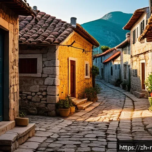 몬테네그로에서 경험할 특이한 점 - A serene ancient village in Montenegro featuring well-preserved medieval stone alleys and rustic woo...